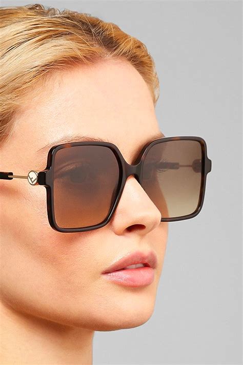 fendi 53mm oversized square sunglasses|Fendi sunglasses catalogue.